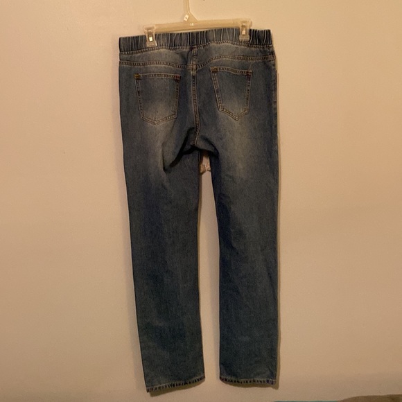 Distressed Elastic Waist Jeans by Heyson Brand, EUC! - Picture 7 of 7